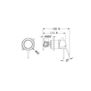 NERO MECCA SHOWER MIXER BRUSHED BRONZE