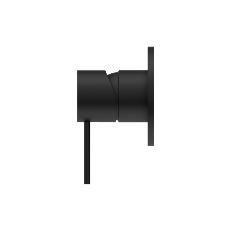 NERO MECCA SHOWER MIXER PLATE MATTE BLACK