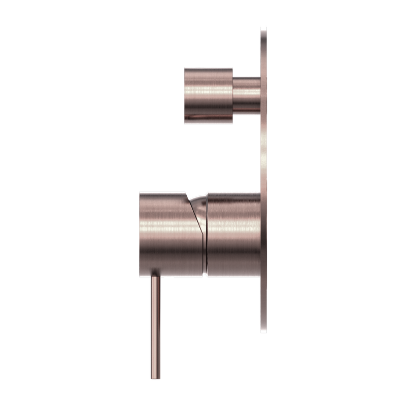 NERO MECCA SHOWER MIXER WITH DIVERTOR BRUSHED BRONZE