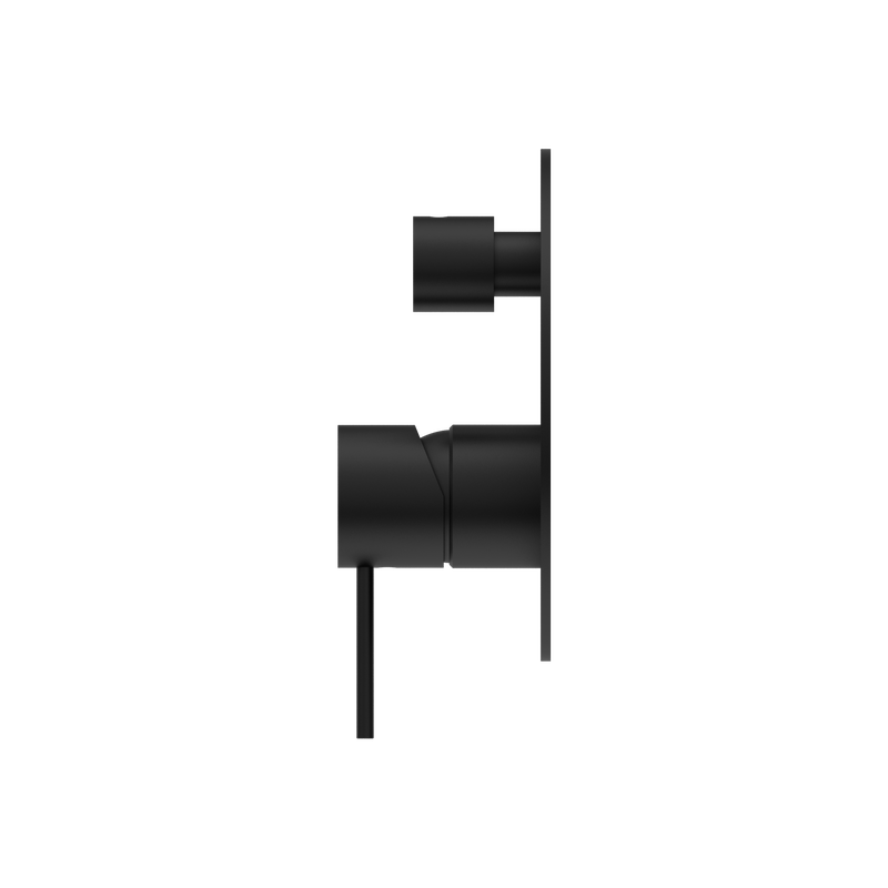 NERO MECCA SHOWER MIXER WITH DIVERTER MATTE BLACK