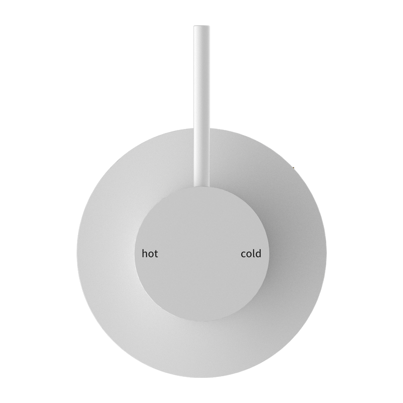 NERO MECCA HANDLE UP SHOWER MIXER MATTE WHITE