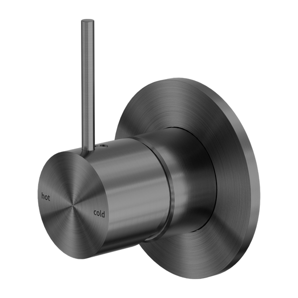 NERO MECCA SHOWER MIXER HANDLE UP GUN METAL