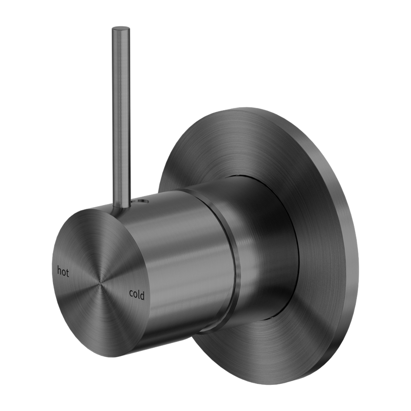 NERO MECCA SHOWER MIXER HANDLE UP GUN METAL