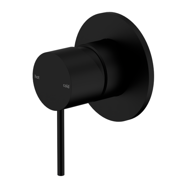 NERO MECCA SHOWER MIXER PLATE MATTE BLACK