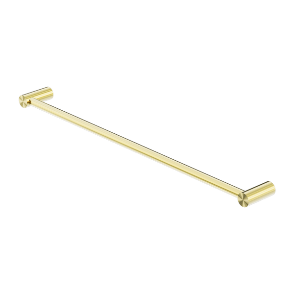 NERO MECCA SINGLE NON-HEATED TOWEL RAIL BRUSHED GOLD (ALSO AVAILABLE IN 600MM AND 800MM)