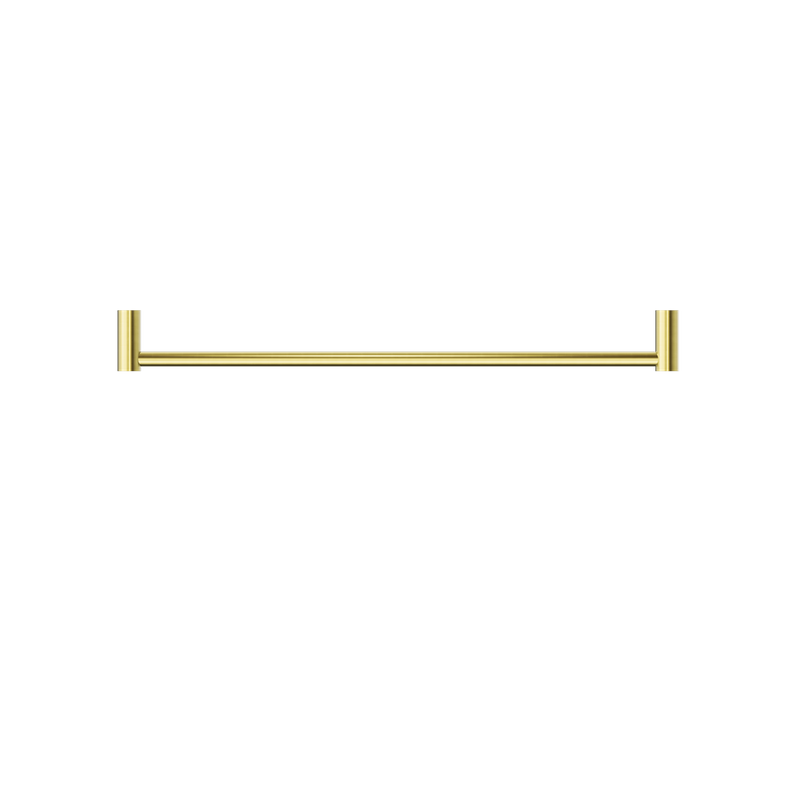 NERO MECCA SINGLE NON-HEATED TOWEL RAIL BRUSHED GOLD (ALSO AVAILABLE IN 600MM AND 800MM)