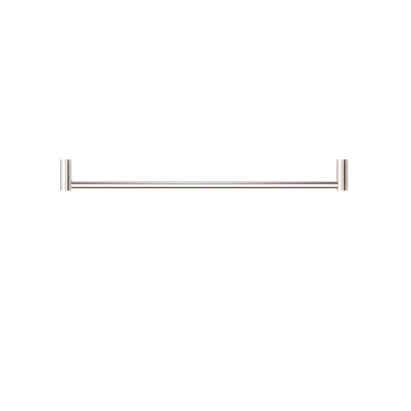 NERO MECCA SINGLE NON-HEATED TOWEL RAIL BRUSHED NICKEL (ALSO AVAILABLE IN 600MM AND 800MM)