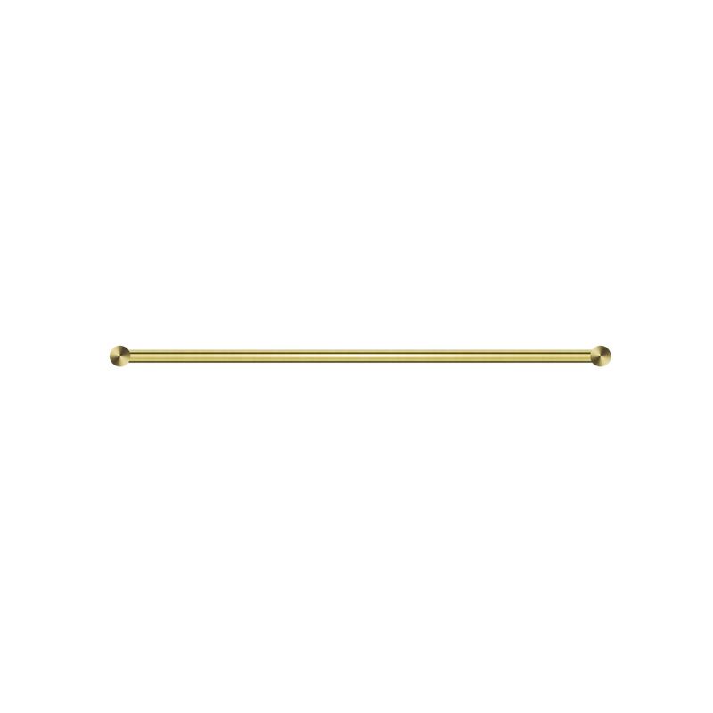 NERO MECCA DOUBLE NON-HEATED TOWEL RAIL BRUSHED GOLD (ALSO AVAILABLE IN 600MM AND 800MM)