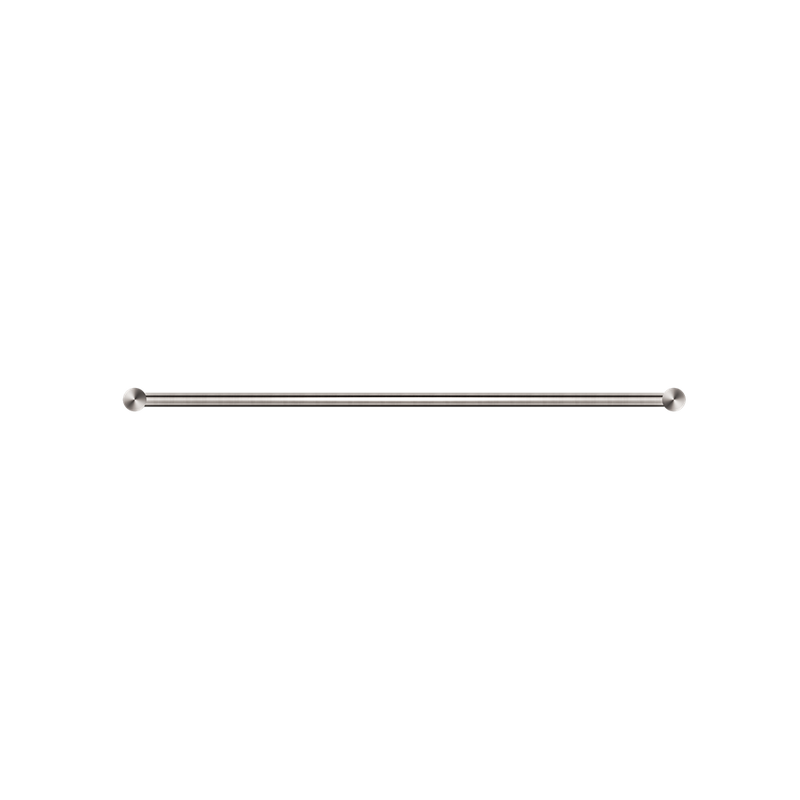 NERO MECCA DOUBLE NON-HEATED TOWEL RAIL BRUSHED NICKEL (ALSO AVAILABLE IN 600MM AND 800MM)