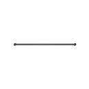 NERO MECCA SINGLE NON-HEATED TOWEL RAIL GUN METAL (AVAILABLE IN 600MM AND 800MM)