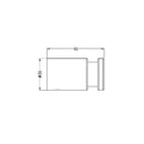 NERO MECCA ROBE HOOK MATTE BLACK