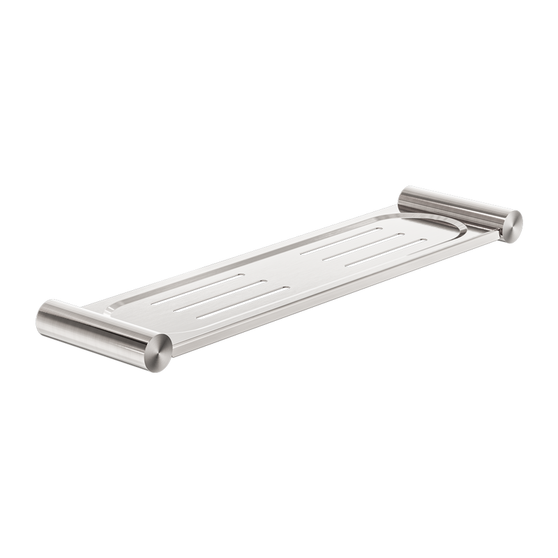NERO MECCA METAL SHOWER SHELF BRUSHED NICKEL
