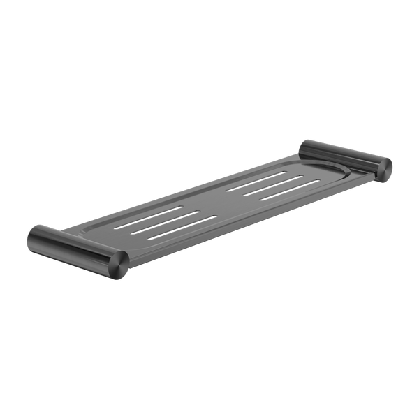 NERO MECCA METAL SHOWER SHELF GUN METAL