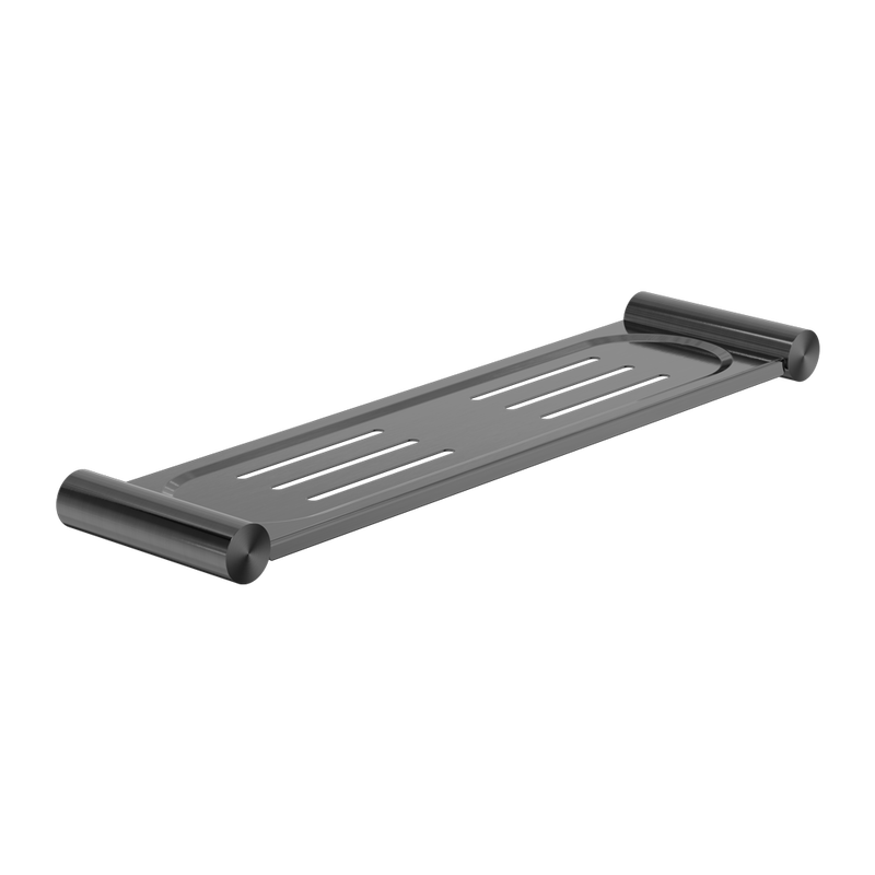 NERO MECCA METAL SHOWER SHELF GUN METAL