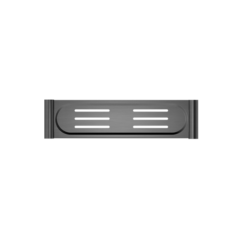 NERO MECCA METAL SHOWER SHELF GUN METAL