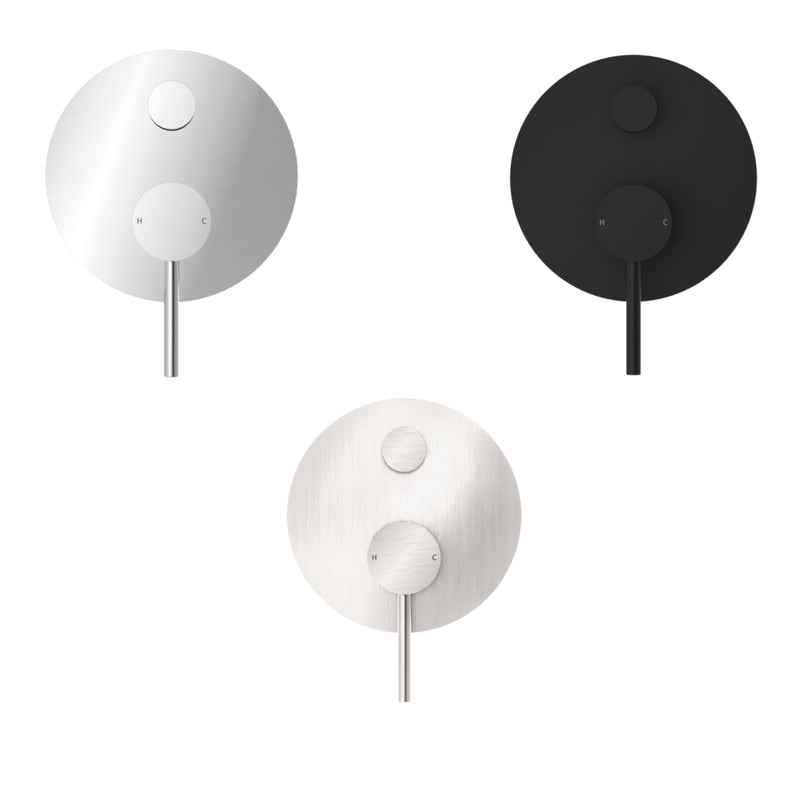 NERO DOLCE SHOWER MIXER WITH DIVERTOR BRUSHED NICKEL
