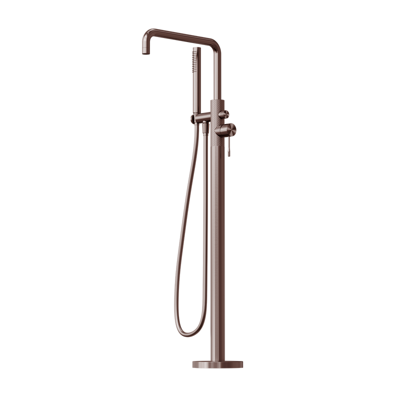 NERO OPAL Freestanding Bath Mixer with Hand Shower
