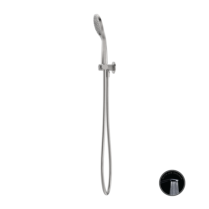 NERO OPAL SHOWER ON BRACKET WITH AIR SHOWER BRUSHED NICKEL