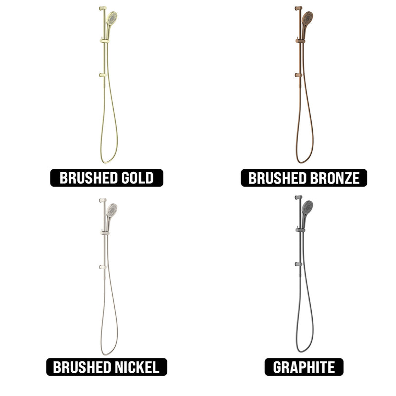 NERO OPAL SHOWER RAIL BRUSHED BRONZE
