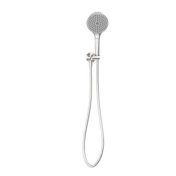 NERO OPAL SHOWER ON BRACKET WITH AIR SHOWER II BRUSHED NICKEL