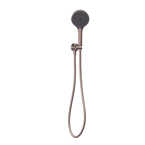 NERO OPAL SHOWER ON BRACKET WITH AIR SHOWER II BRUSHED BRONZE