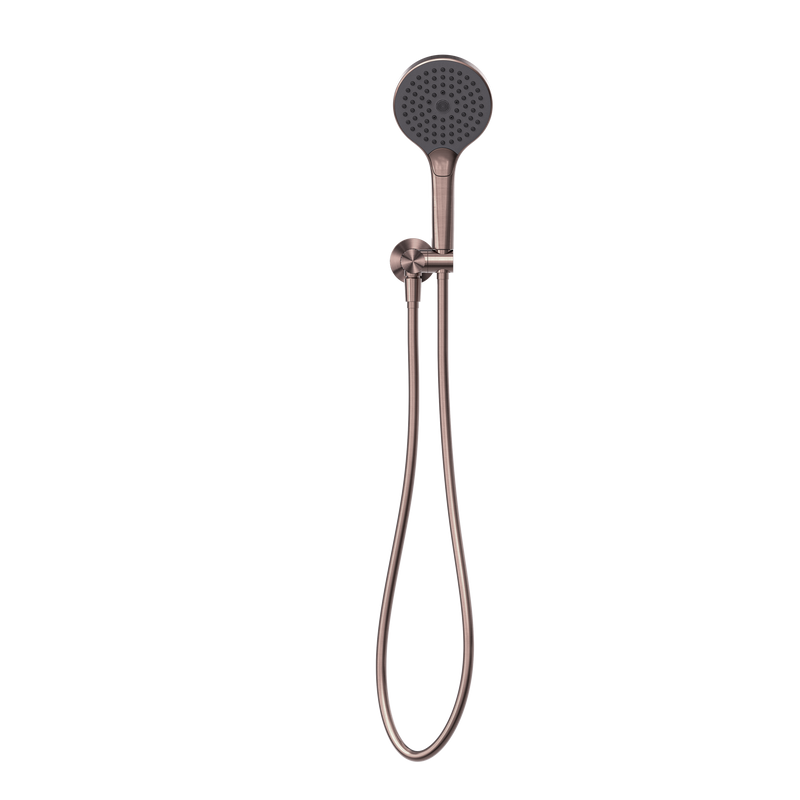 NERO OPAL SHOWER ON BRACKET WITH AIR SHOWER II BRUSHED BRONZE