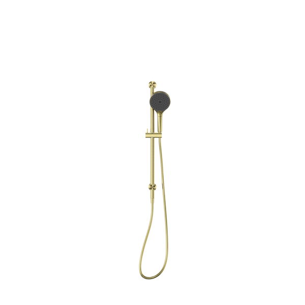 NERO OPAL SHOWER RAIL WITH AIR SHOWER II BRUSHED GOLD