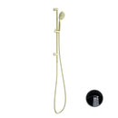 NERO OPAL SHOWER RAIL WITH AIR SHOWER BRUSHED GOLD