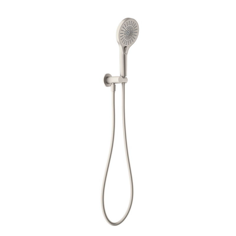 NERO OPAL SHOWER ON BRACKET BRUSHED NICKEL