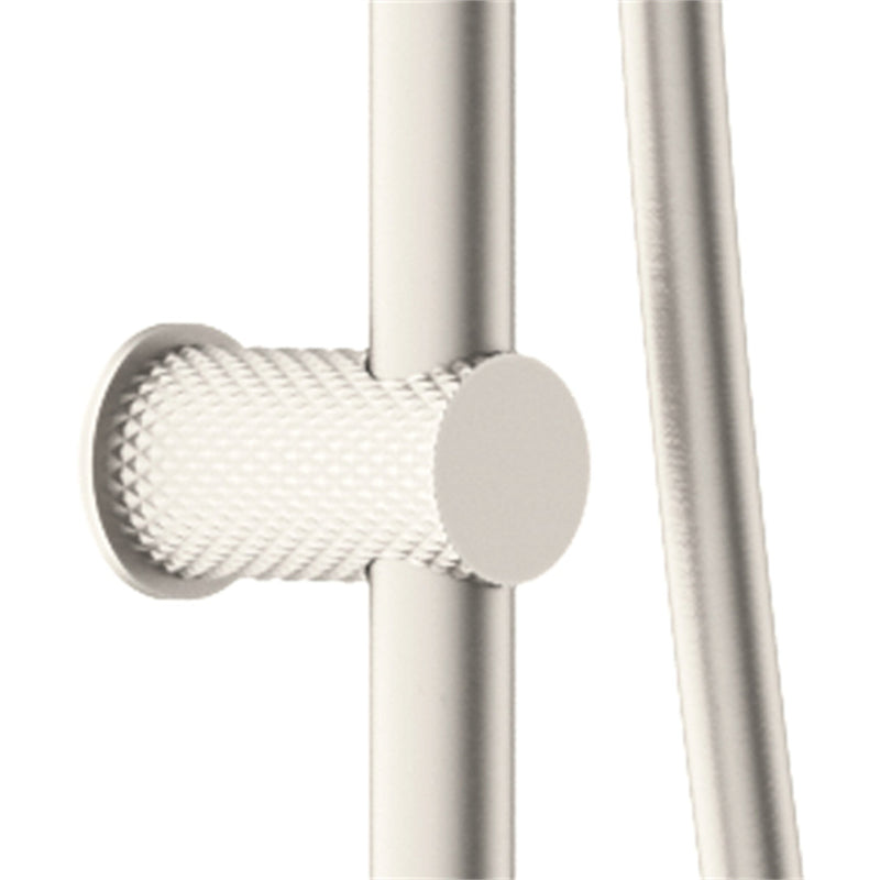 NERO OPAL SHOWER RAIL BRUSHED NICKEL