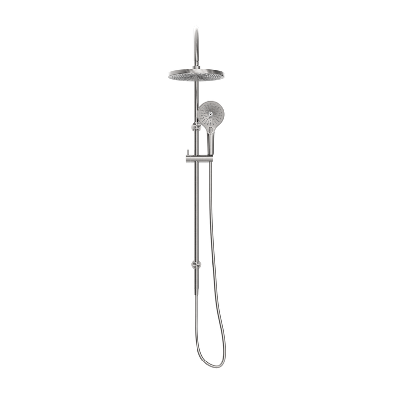 NERO OPAL TWIN SHOWER BRUSHED NICKEL