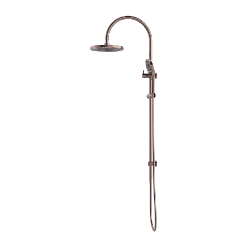NERO OPAL TWIN SHOWER BRUSHED BRONZE