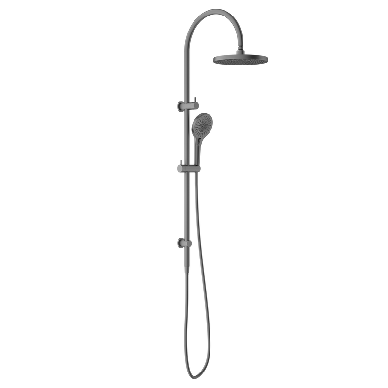 NERO OPAL TWIN SHOWER GRAPHITE