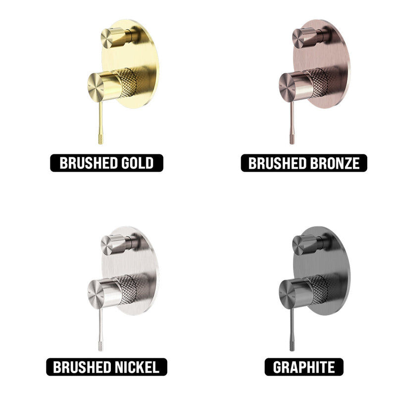 NERO OPAL SHOWER MIXER DIVERTER BRUSHED GOLD