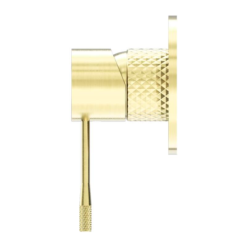 NERO OPAL SHOWER MIXER PLATE BRUSHED GOLD