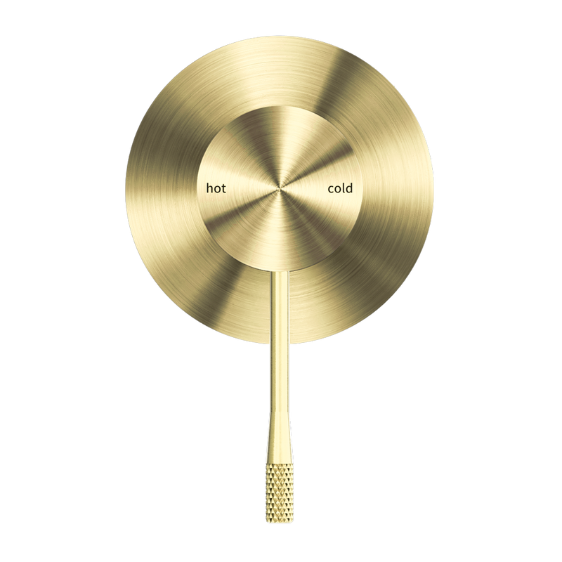 NERO OPAL SHOWER MIXER PLATE BRUSHED GOLD