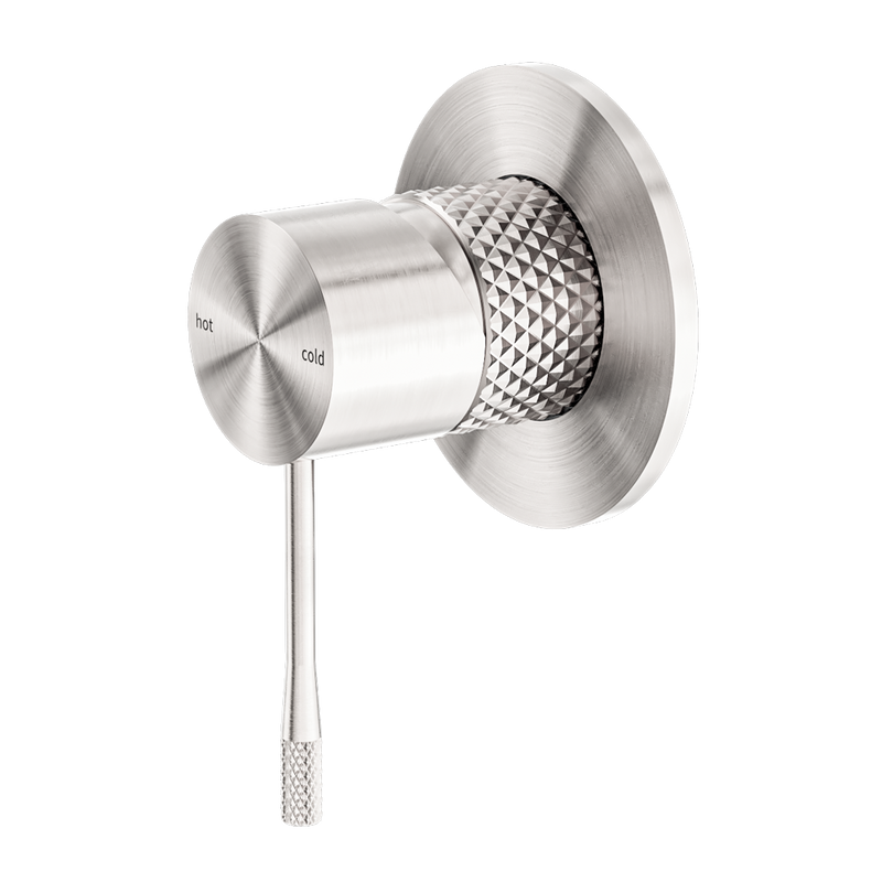 NERO OPAL SHOWER MIXER PLATE BRUSHED NICKEL