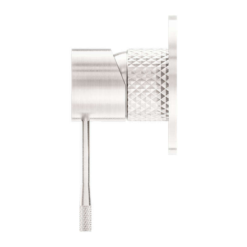 NERO OPAL SHOWER MIXER PLATE BRUSHED NICKEL