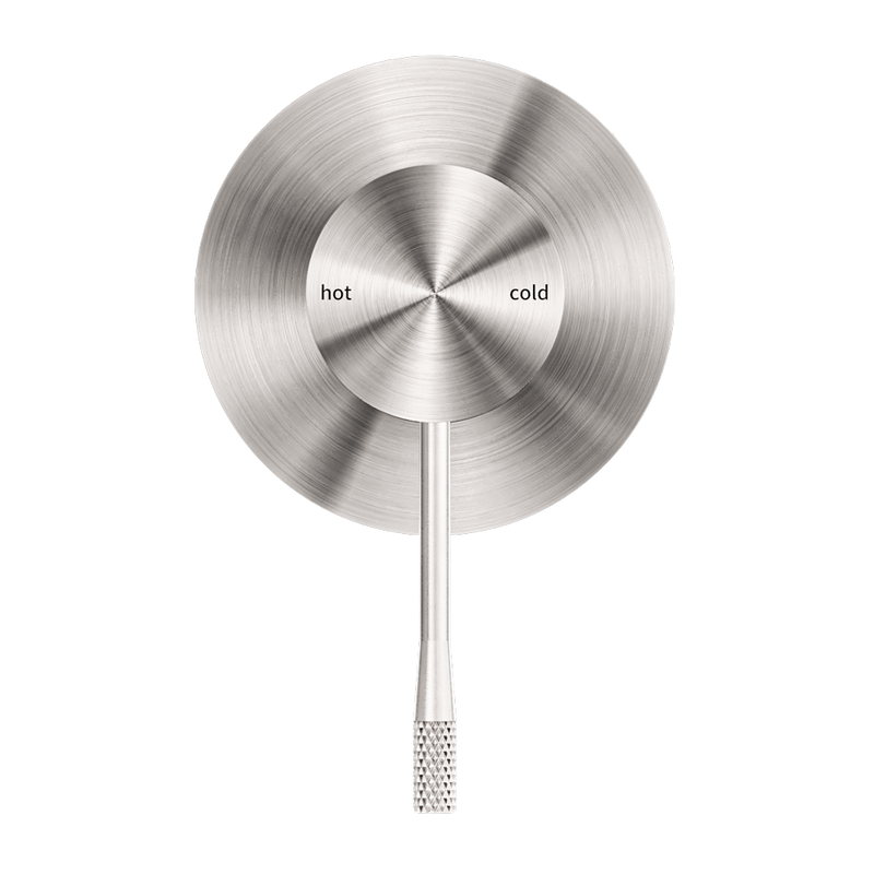 NERO OPAL SHOWER MIXER PLATE BRUSHED NICKEL