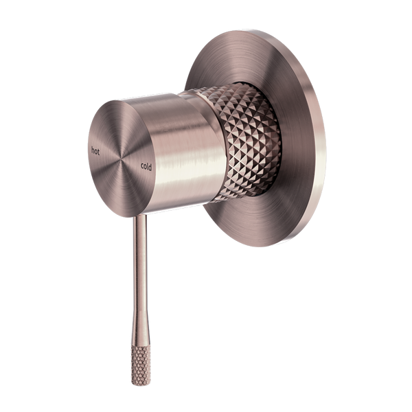 NERO OPAL SHOWER MIXER PLATE BRUSHED BRONZE