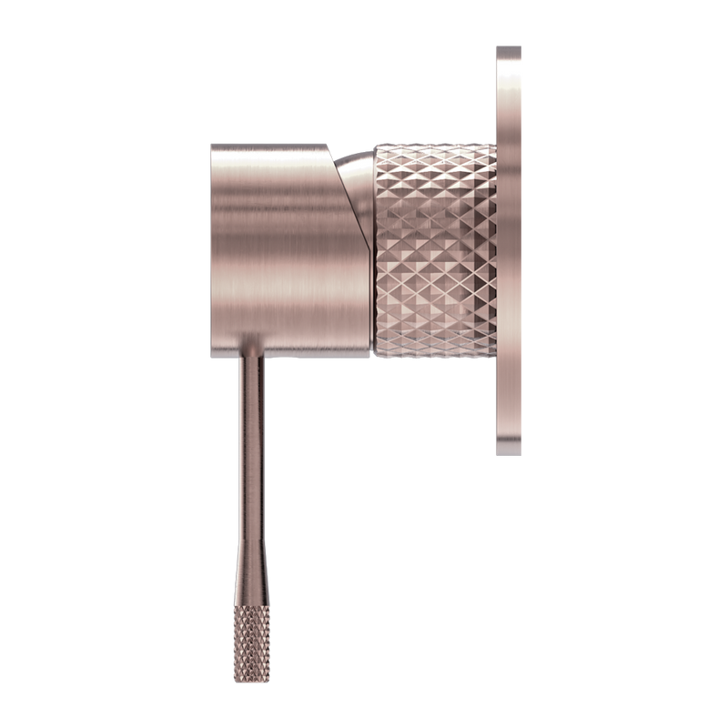 NERO OPAL SHOWER MIXER PLATE BRUSHED BRONZE