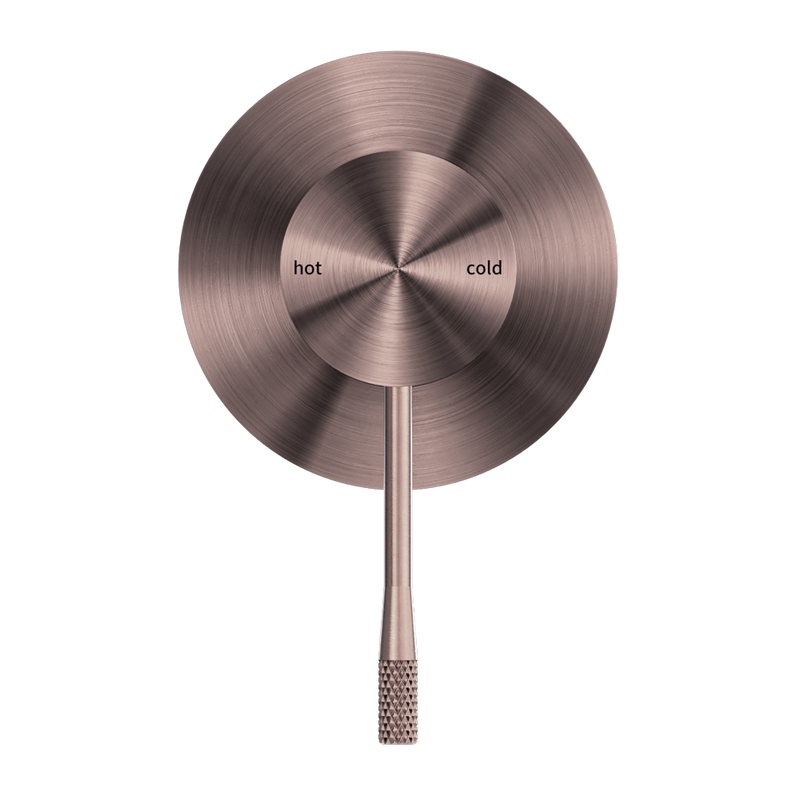NERO OPAL SHOWER MIXER PLATE BRUSHED BRONZE
