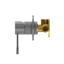 NERO OPAL SHOWER MIXER PLATE GRAPHITE