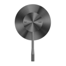 NERO OPAL SHOWER MIXER PLATE GRAPHITE