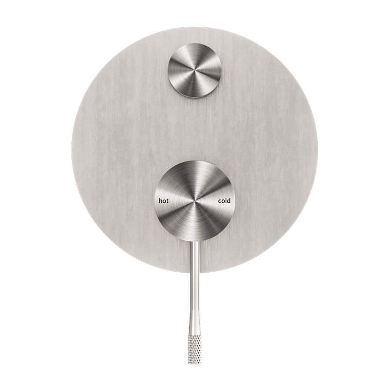 NERO OPAL SHOWER MIXER DIVERTER BRUSHED NICKEL