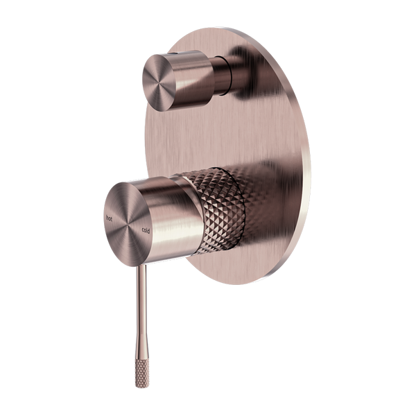 NERO OPAL SHOWER MIXER DIVERTER BRUSHED BRONZE