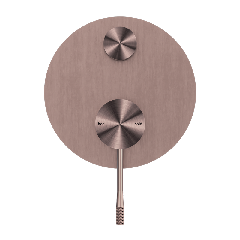 NERO OPAL SHOWER MIXER DIVERTER BRUSHED BRONZE