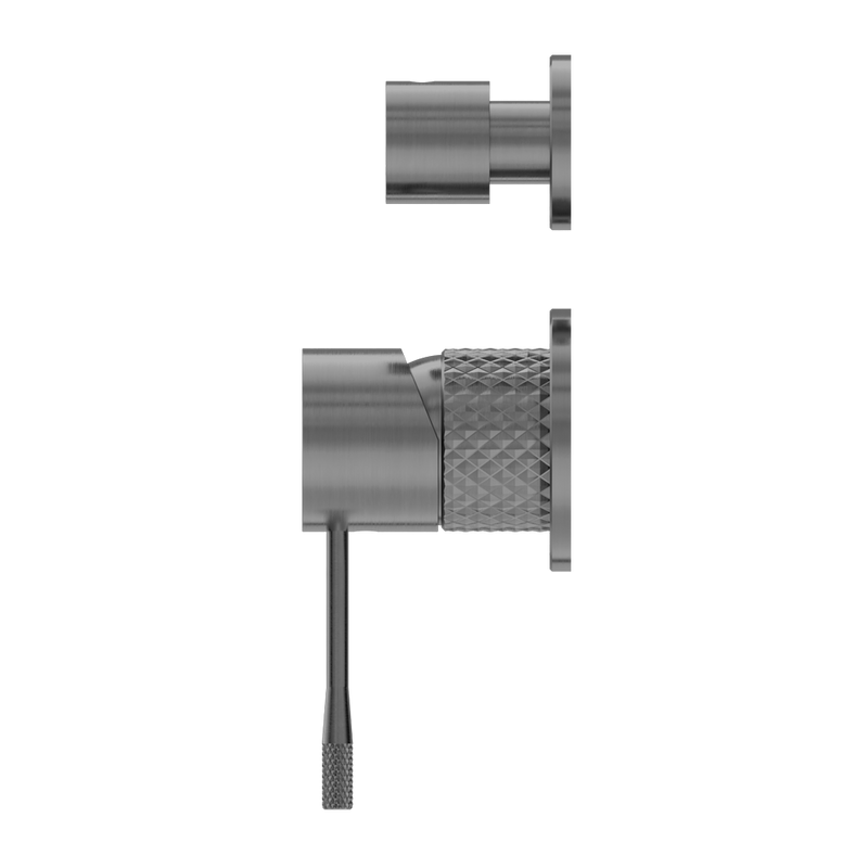 NERO OPAL SHOWER MIXER DIVERTER SEPARATE PLATE GRAPHITE