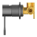 NERO OPAL SHOWER MIXER PLATE GRAPHITE