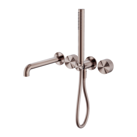 NERO Opal Progressive Shower System Seperate Plate With Spout 230/250mm